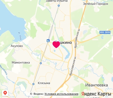 На карте