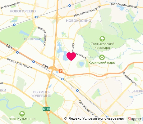 На карте