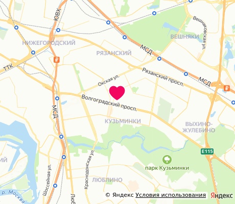 На карте