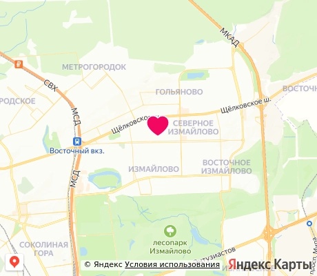 На карте