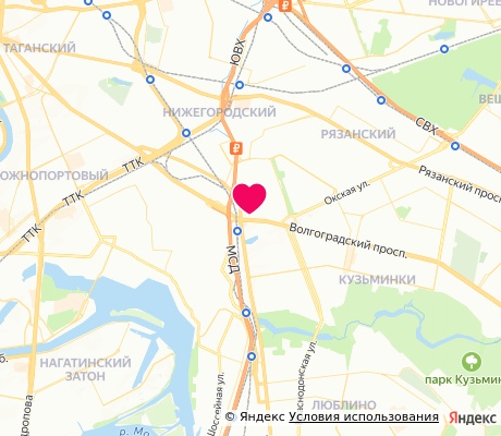 На карте