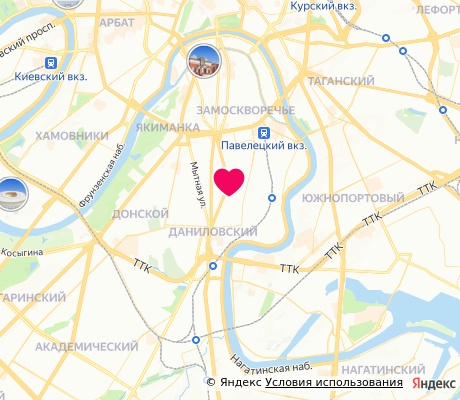 На карте