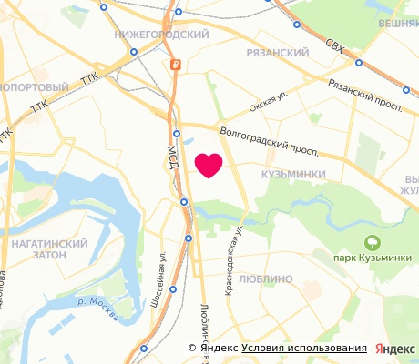 На карте