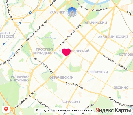 На карте