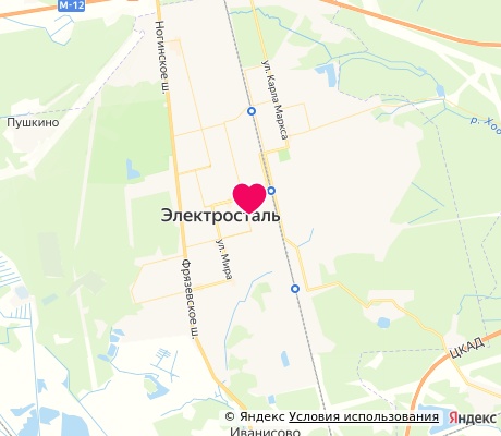 На карте