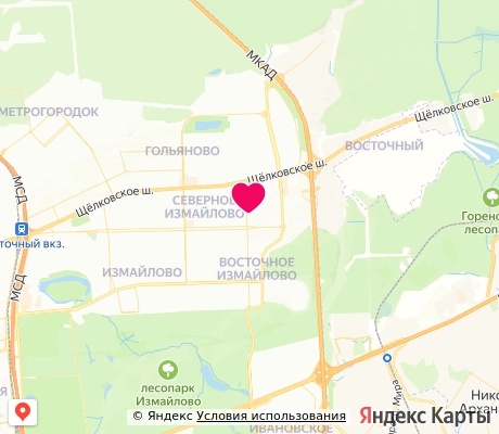 На карте