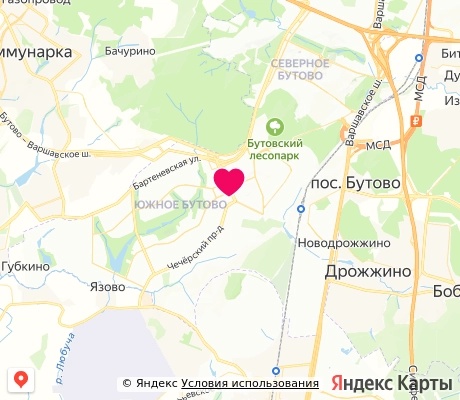 На карте