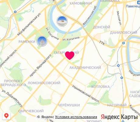 На карте
