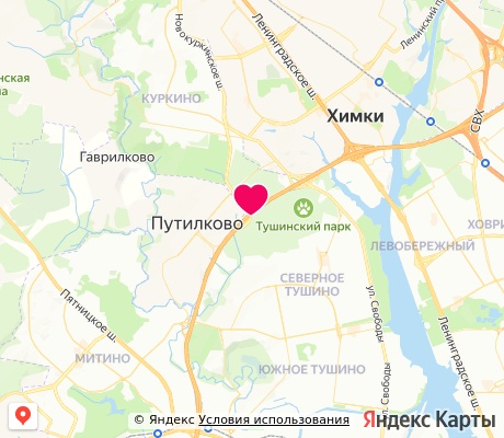 На карте