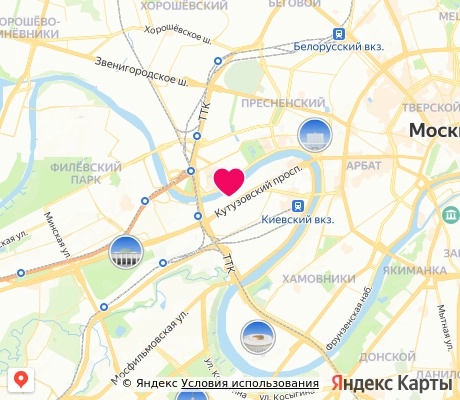 На карте