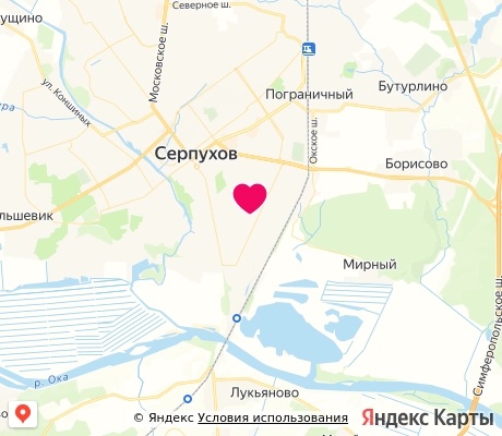 На карте