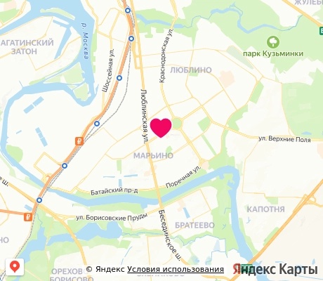 На карте