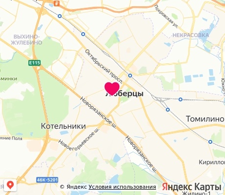 На карте