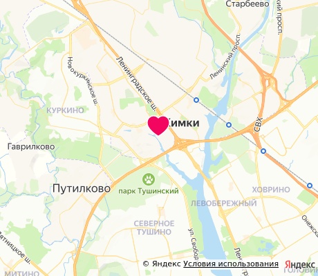 На карте