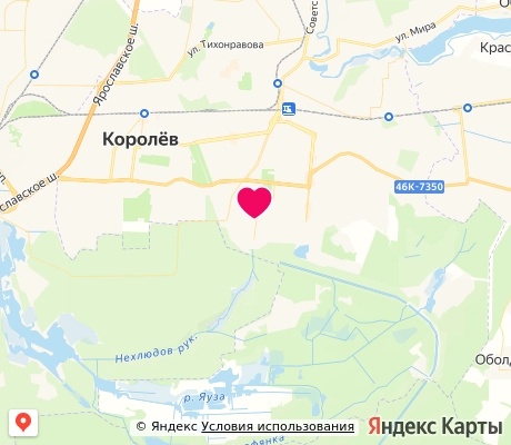 На карте