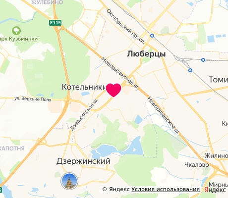 На карте