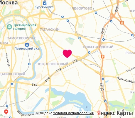 На карте
