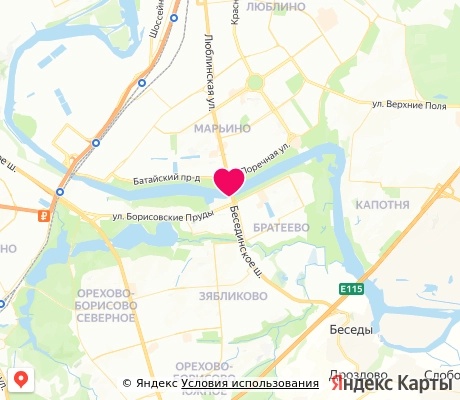 На карте