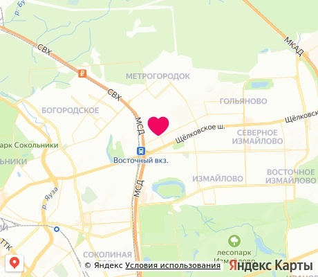 На карте