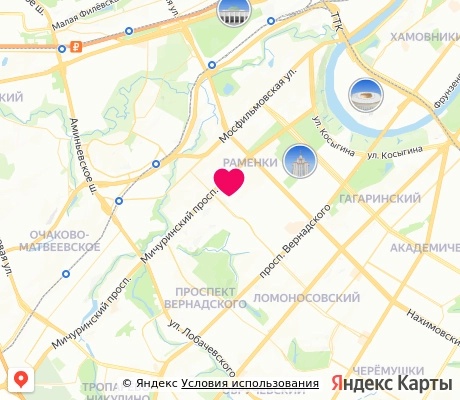 На карте