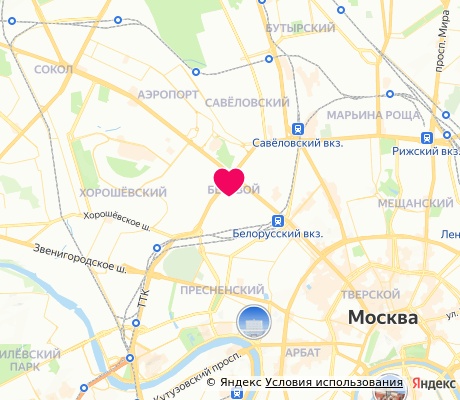На карте