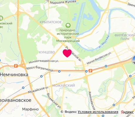 На карте
