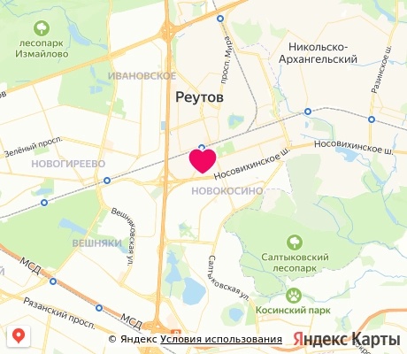 На карте