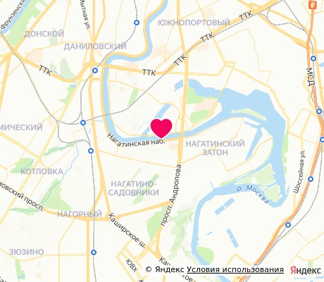 На карте