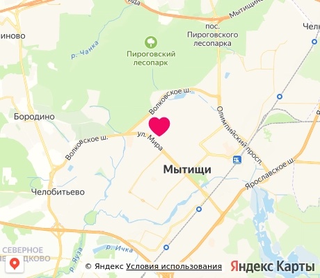 На карте