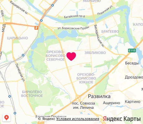 На карте