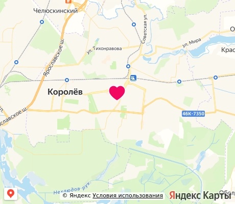 На карте