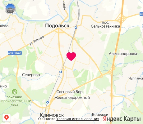 На карте