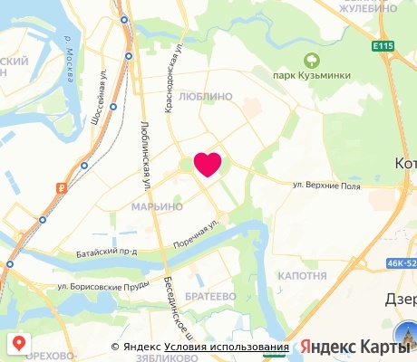 На карте