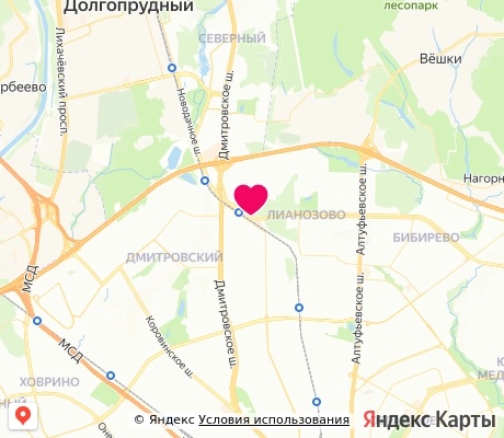 На карте