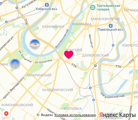 На карте