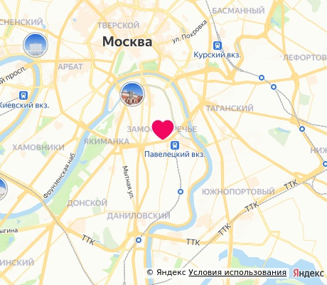 На карте