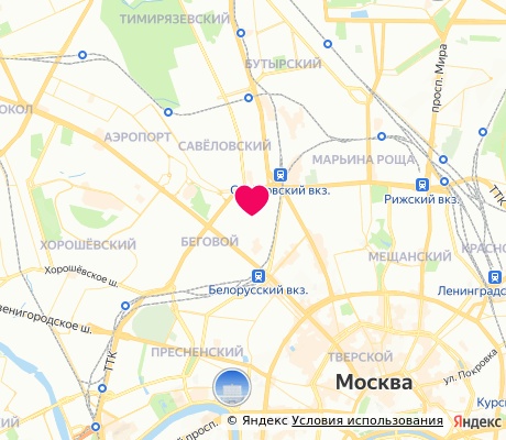 На карте