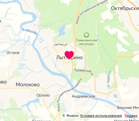 На карте
