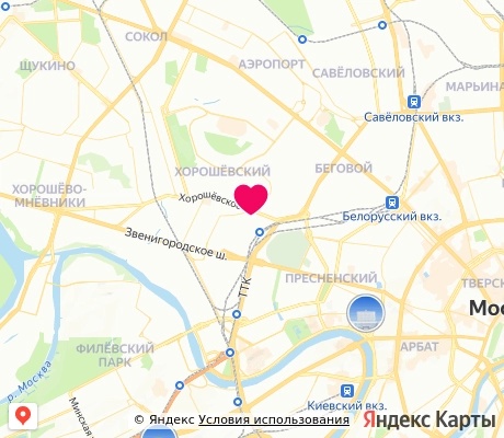 На карте