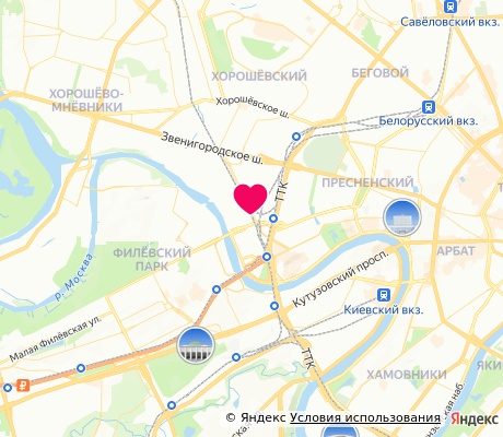 На карте