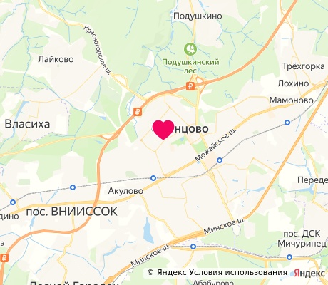 На карте