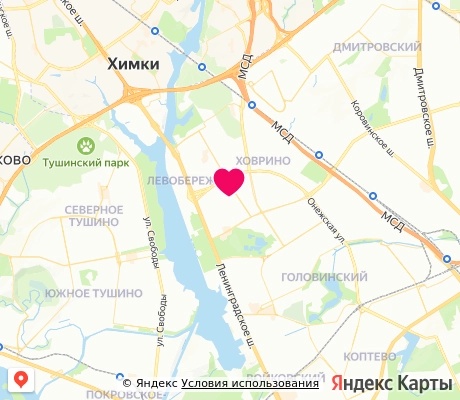 На карте