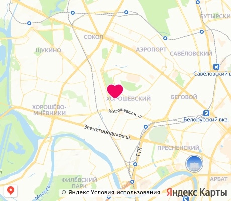 На карте