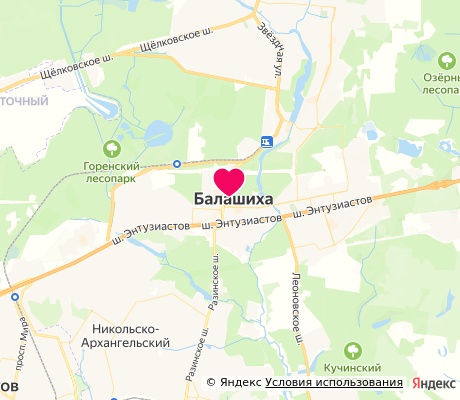 На карте