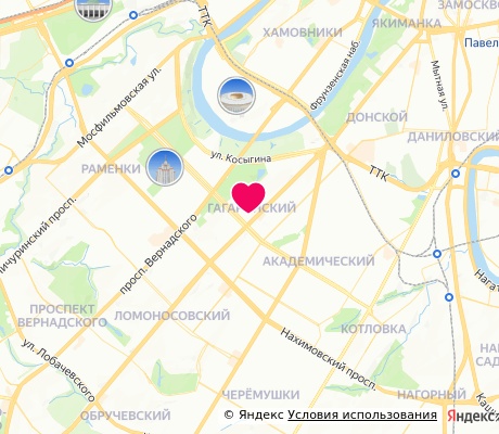 На карте