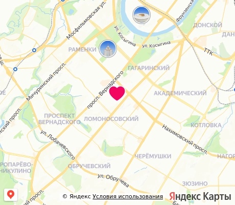На карте