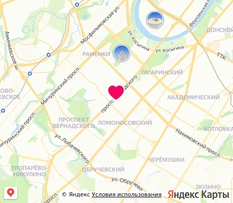 На карте