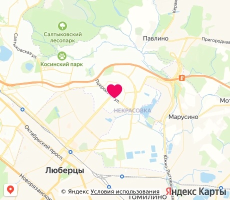 На карте