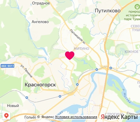 На карте