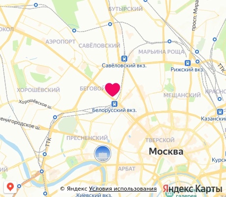 На карте